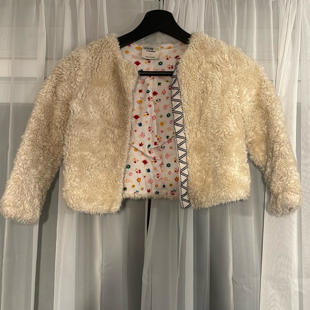 Faux fur coat